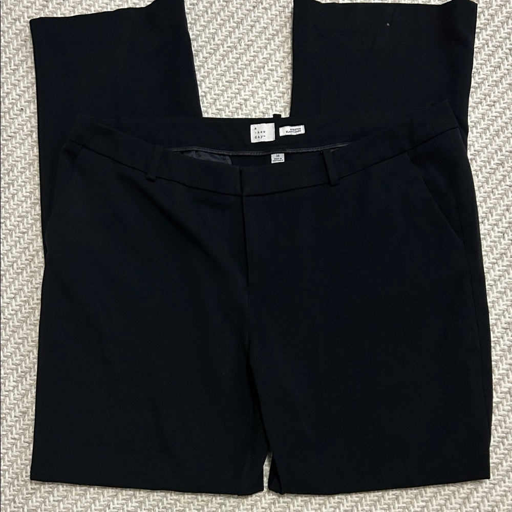 a new day Black Stretch Trousers. Women’s 16